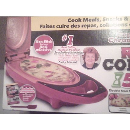 Red Copper 5 minute Chef Electric Meal Cooker NEW