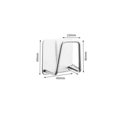Kitchen Accessories Stainless Steel Sponge Racks Self Adhesive Kitchen Sink Spon