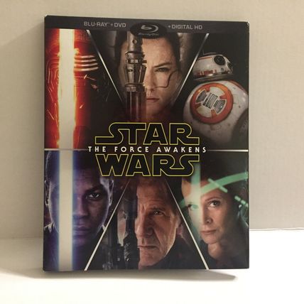 Star Wars The Force Awakens Movie Blu-Ray Disc (No DVD No Digital)