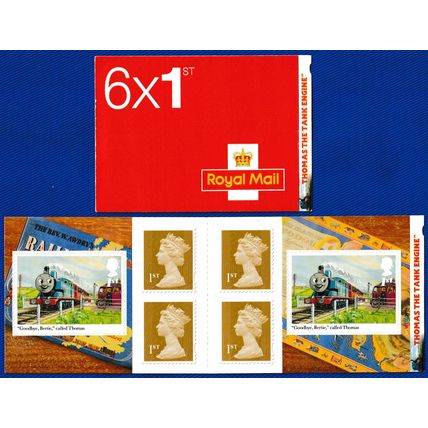 GB 2011 PM29 CYLINDER - Thomas The Tank Engine Self Adhesive 1st Class Booklet