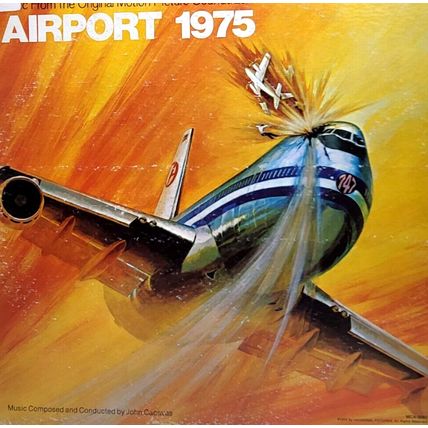 Airport 1975 Original Motion Picture Soundtrack LP Vinyl Record Album (P10)