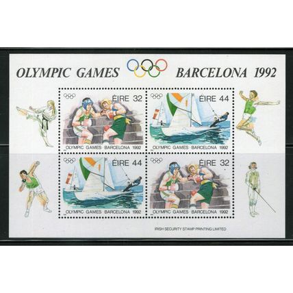 ZAYIX Ireland 855a MNH Olympic Games Sports Boxing Sailing 092222SM75