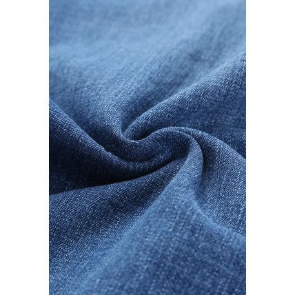 Blue Slouchy Wide Leg Jeans