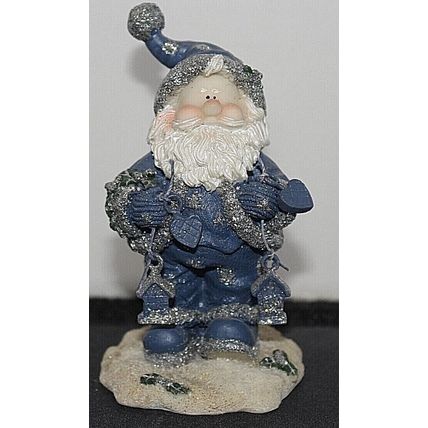 Hand Painted, Polyresin Father Christmas Statue by Homewares P/L