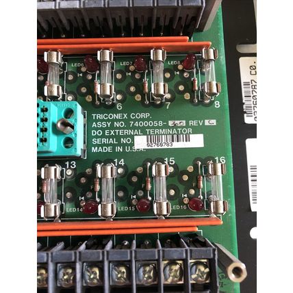 1set (2pcs) TRICONEX 3000120-360,7400058-360 REV C,2652-6 24V TRICON SET TERM,EC