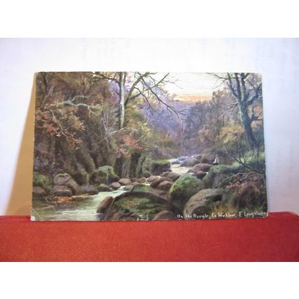 ON THE DARGLE, CO. WICKLOW, IRELAND used antique postcard 1905 pm =