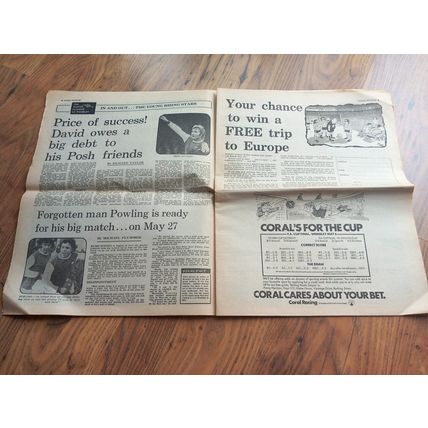 Evening Standard 1978 FA Cup Final Colour Special - Arsenal vs Ipswich Town