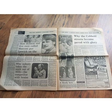 Evening Standard 1978 FA Cup Final Colour Special - Arsenal vs Ipswich Town