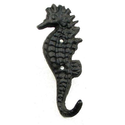 Cast Iron Seahorse Hook