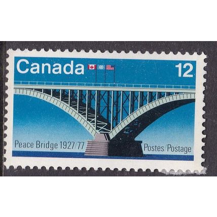 Canada 1977 Peace Bridge Niagara River 12c Mint Hung SG 891 VGC