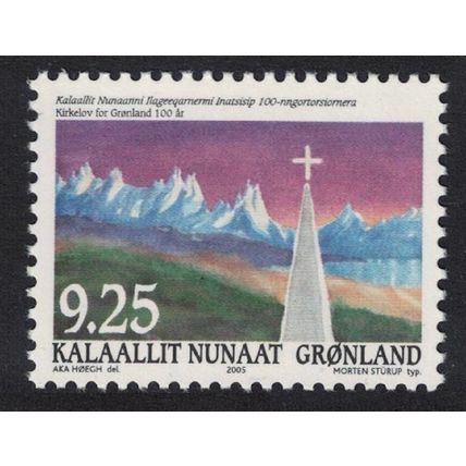Greenland Centenary of Church Law 2005 MNH SG#475