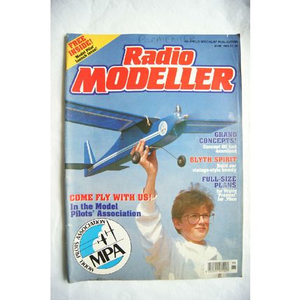 1991 Radio Modeller Magazine - June + plan