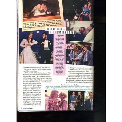 PEOPLE MAGAZINE April 28, 2025 CHRISTIE BRINKLEY TELLS ALL Chrissy Tiegen Harry