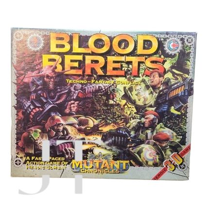 Mutant Chronicles Warzone - Blood Berets Boardgame Heartbreaker Miniatures New