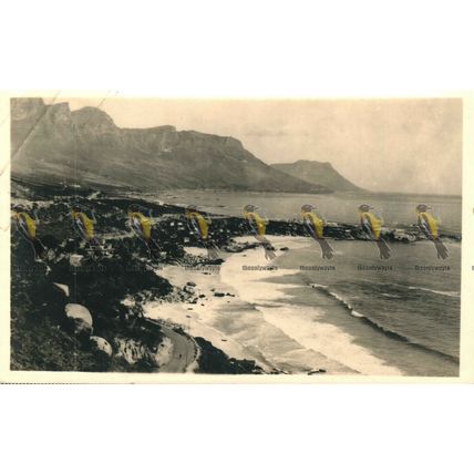 Four Beaches at Clifton, Cape Town, South Africa, Rare Old RP Postcard