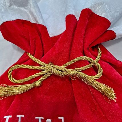 LARGE CHRISTMAS SANTA GIFT SACK Bag Holiday Present Toy Stocking Holiday Cheer