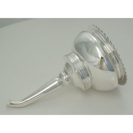 High quality 6" Silver Wine Funnel, London 1837, George Fox, 154mm, 128g.