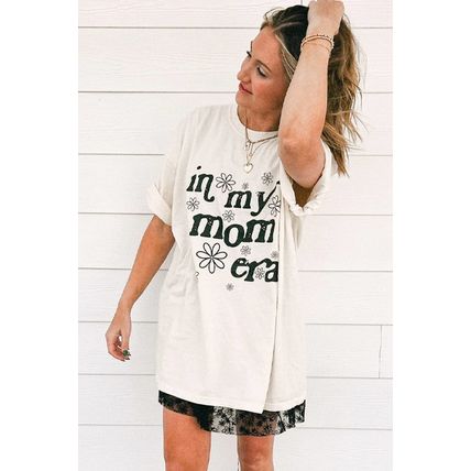 Jet Stream In My mom Era Graphic Loose Casual Tee