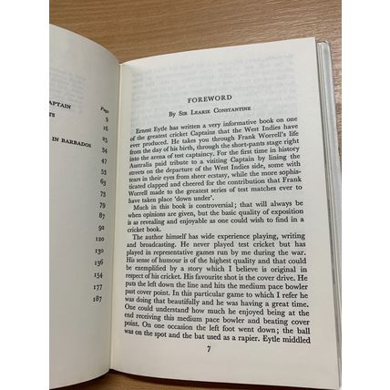 1965 "FRANK WORRELL" CRICKET ERNEST EYTLE SPORTSMAN BOOK CLUB HB BOOK (P3)