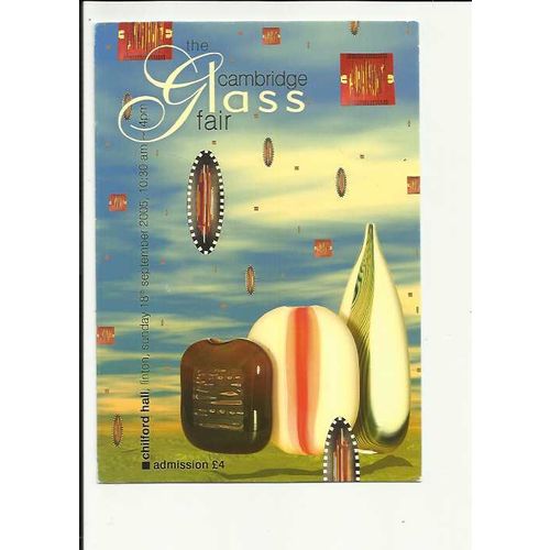 Advertising CAMBRIDGE GLASS FAIR (2005) Postcard