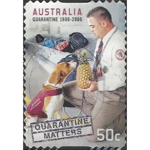 AUSTRALIA, Quarantine Matters, s/a, grey 2008, 50c, #4