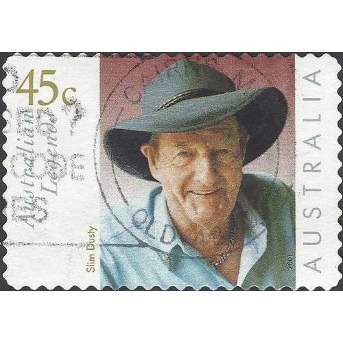 AUSTRALIA, Slim Dusty, gold 2001, 45c