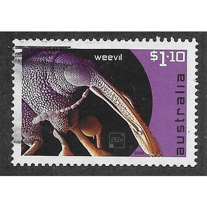 AUS 2009 $1.10 'MICRO MONSTERS- WEEVIL' FINE USED (EBID66-718)