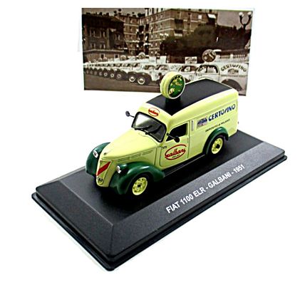 FIAT 1100 ELR VAN GALBANI YEAR 1951 ALTAYA SCALE 1:43 DIECAST VAN MODEL