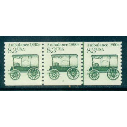 2128 8.3c Ambulance Fine MNH Dry Gum PNC 2/3 W0347