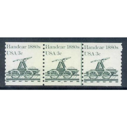 1898 3c Handcar Fine MNH Dry Gum PNC 1/3 W0477
