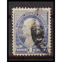 Used 212 1c Benjamin Franklin Fine RA0534