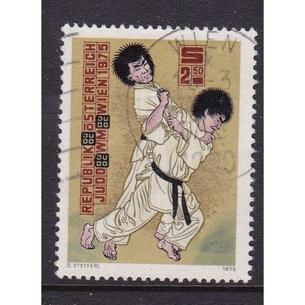 AUSTRIA 1975 WORLD JUDO CHAMPIONSHIPS USED SG1742 #1