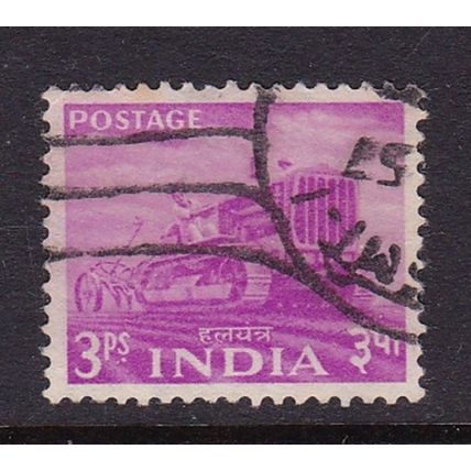 INDIA 1955 5 YEAR PLAN 3p VALUE USED SG354