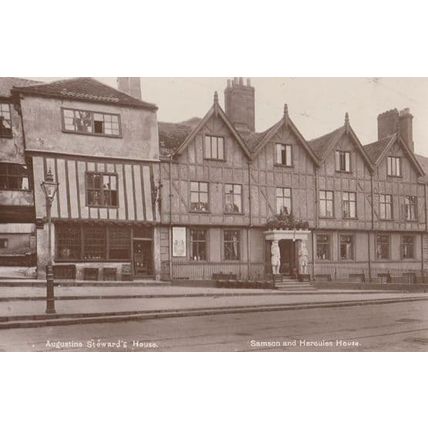 Augustine Stewards House Tudor Military Negotiator Antique Norwich RPC Postcard