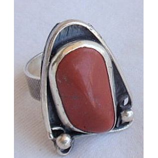 Natural blood stone ring LG