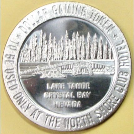 North Shore. $1 Casino Token. Crystal Bay, NV. 1966. T35.