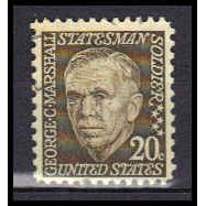 Used 1289 20c George Marshall Very Fine KA6136