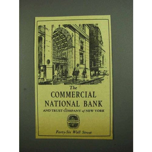 1942 The Commercial National Bank and Trust Company Ad