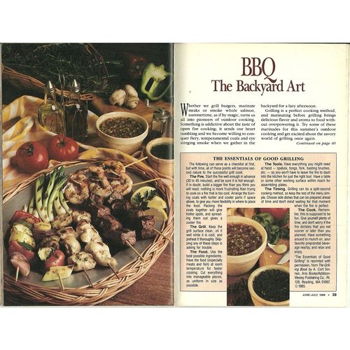 The Workbasket and Home Arts Magazine July 1989 Country Crafts Needlework Recipe
