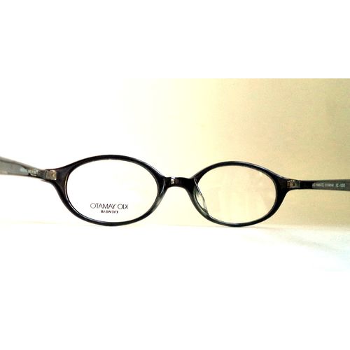 New Kio Yamato Eyeglasses Black Horn Rim Cateye 45-19 Silver Japan Glasses Women