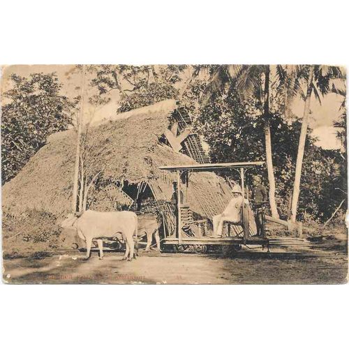 German New Guinea postcard 1908 Simpsonhafen cancel, to Texas USA