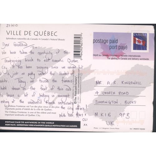 Canada Postcard 2010 - La Ville De Quebec