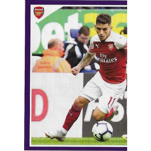 Premier League Panini Tabloid 2019 Stickers: No. 17 - Torreira with Muto