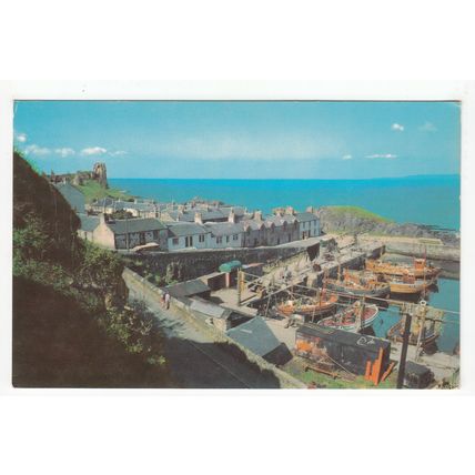 The Harbour Dunure Postcard Ayrshire 36589