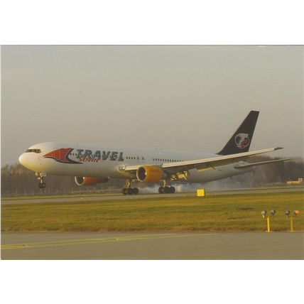 Travel Service Boeing B767 300 Postcard (A22439)
