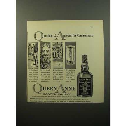 1950 Queen Anne Scotch Ad