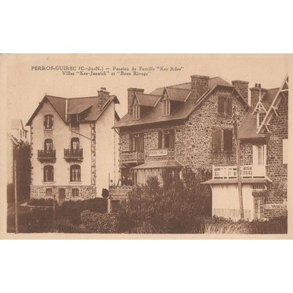 Perros Guirec Pension Hotel De Ker Adec Villas French Postcard