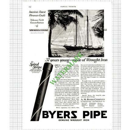 YMCA Trenton New Jersey Wire Cloth Co A M Byers Company Pittsburgh 1926 Cutting