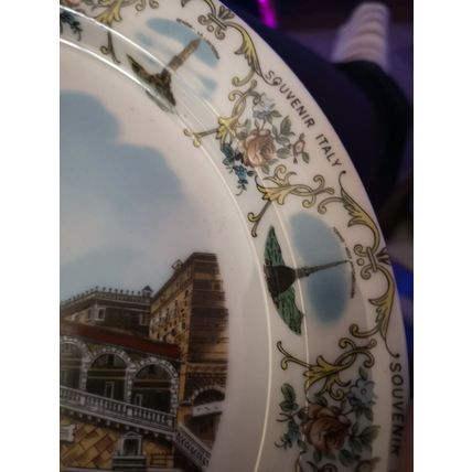 Venezia - Ponte Di Rialto Souvenir Plate Winterling Roslau Bavaria