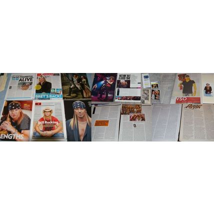 BRET MICHAELS + Poison 35x Clippings